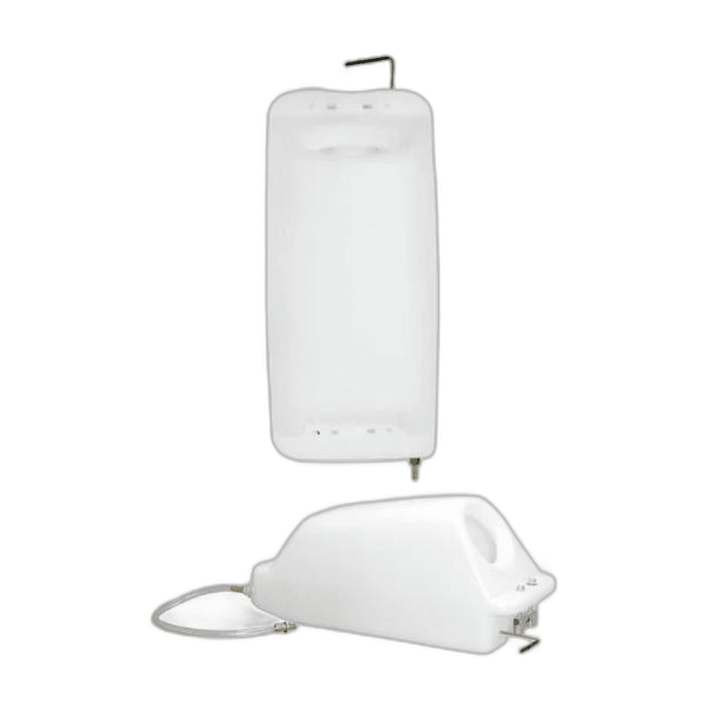 Sandia 4 gallon solution tank with super-drain valve part number 40-1000