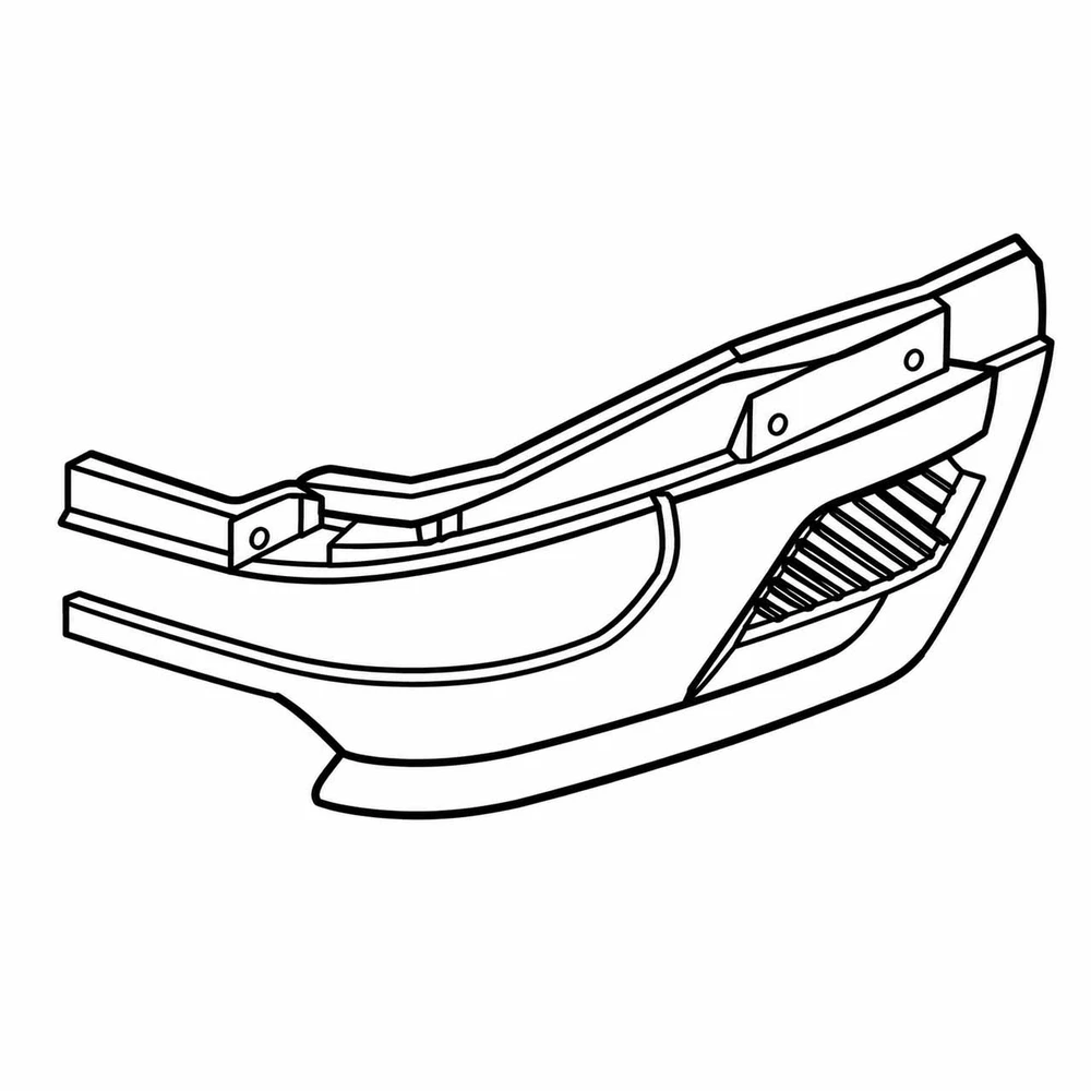Plastic: Battery Housing Front - HOM535006001