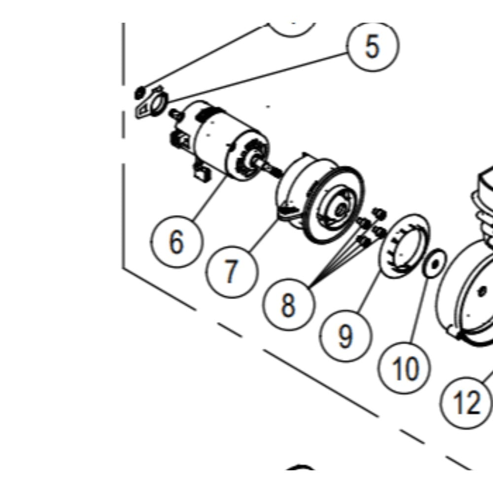 Tornado Roam 97300 Motor Housing B223-0114 schematic diagram Tornado Roam 97300 Motor Housing B223-0114 schematic diagram