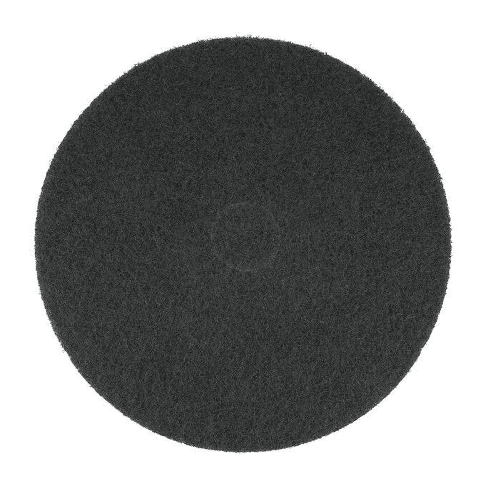 Powr-Flite 17 inch black stripping floor pad part number BK0517