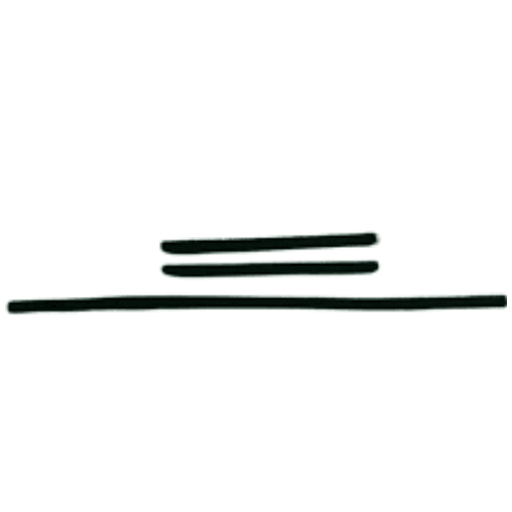 Riccar R65 bare floor nozzle felt strips 3 pack part number C650-0820