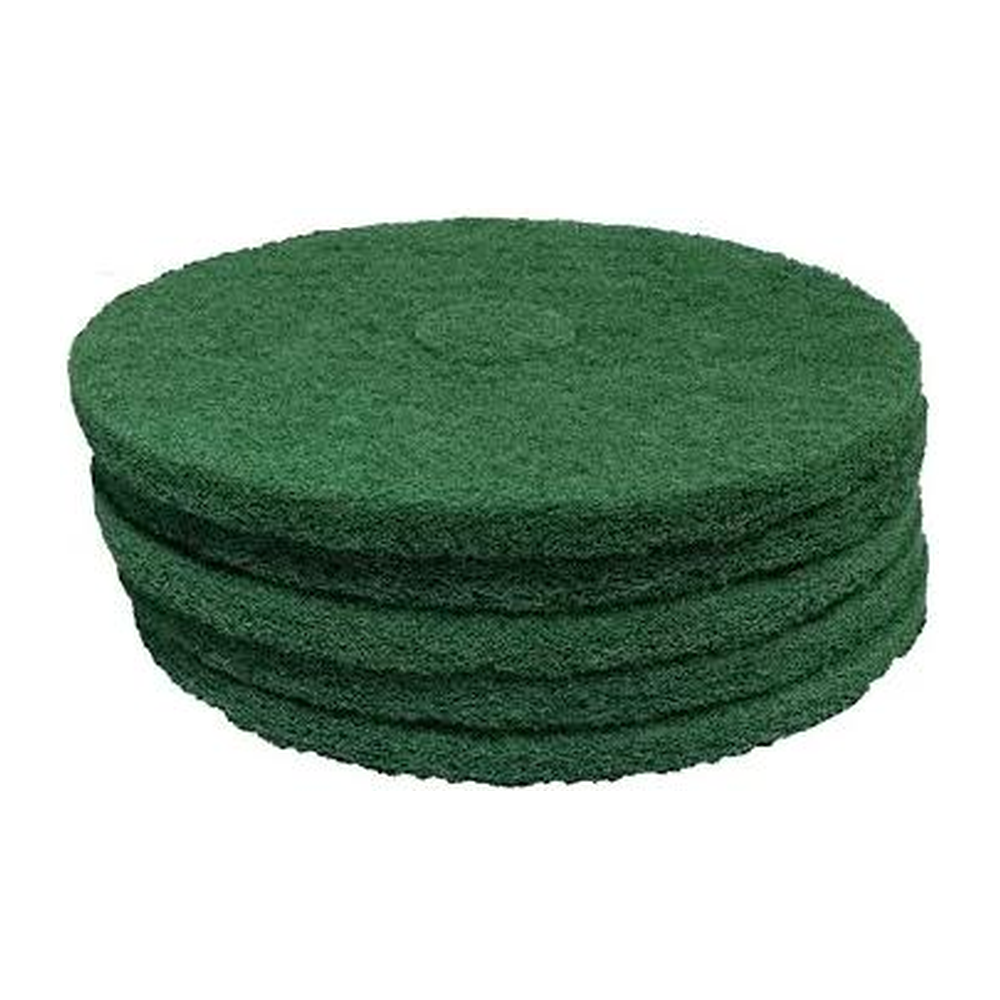 Powr-Flite 17 inch green scrub floor pad part number GR0517