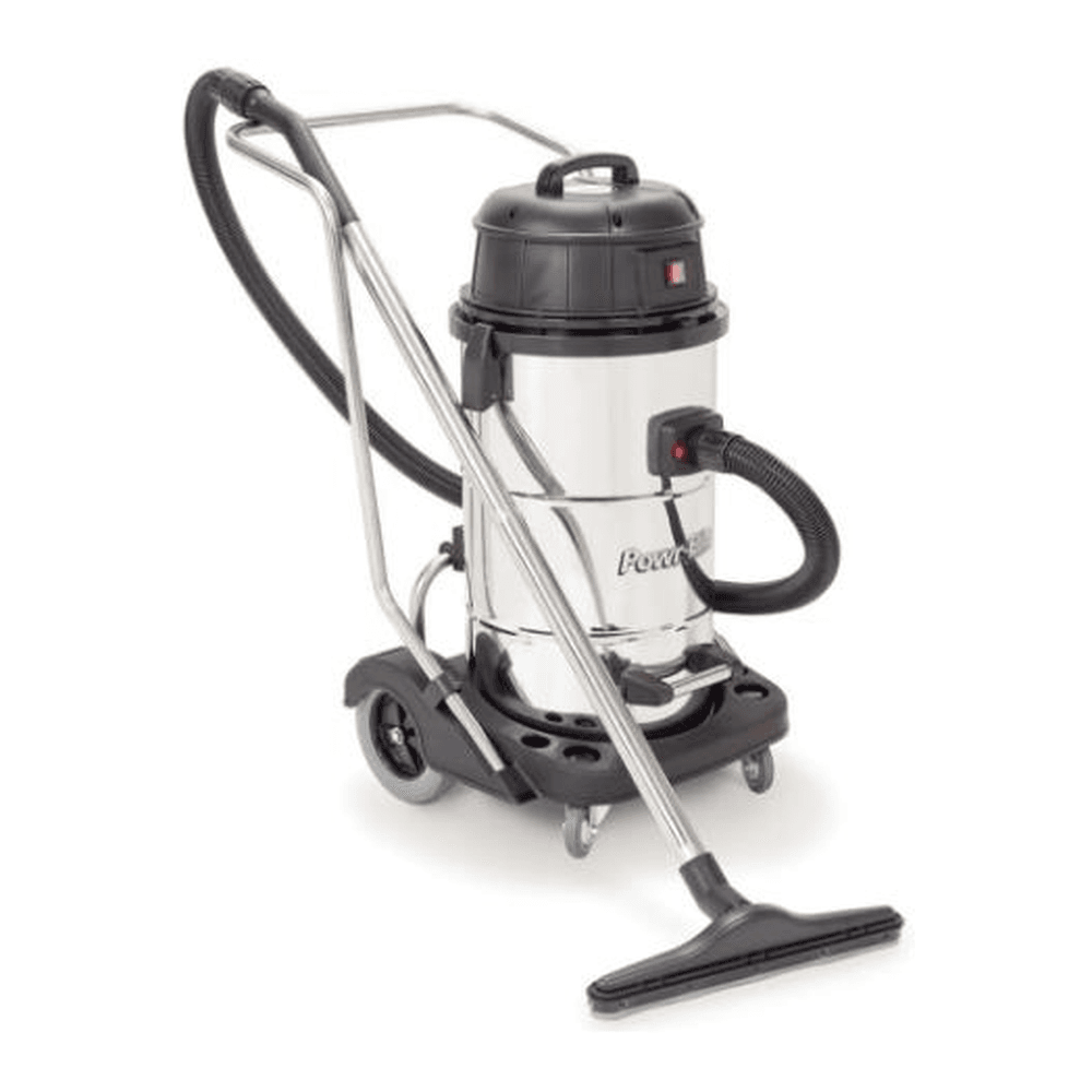 PF53 Powr-Flite PF53 15 gallon stainless steel wet/dry commercial recovery vacuum with tool kit part number PF53