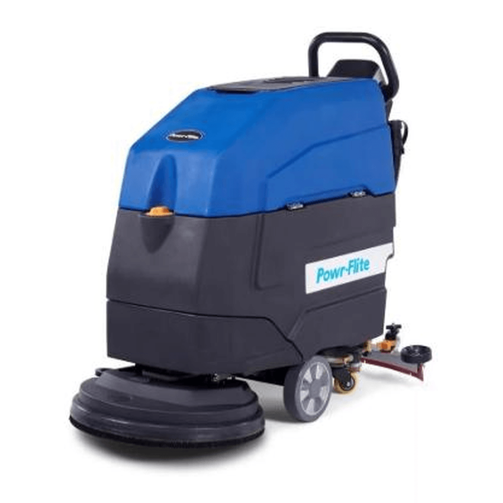 Powr-Flite PS460 20-inch brush-assist walk-behind auto floor scrubber with lead-acid batteries part number PS460-W22-UC
