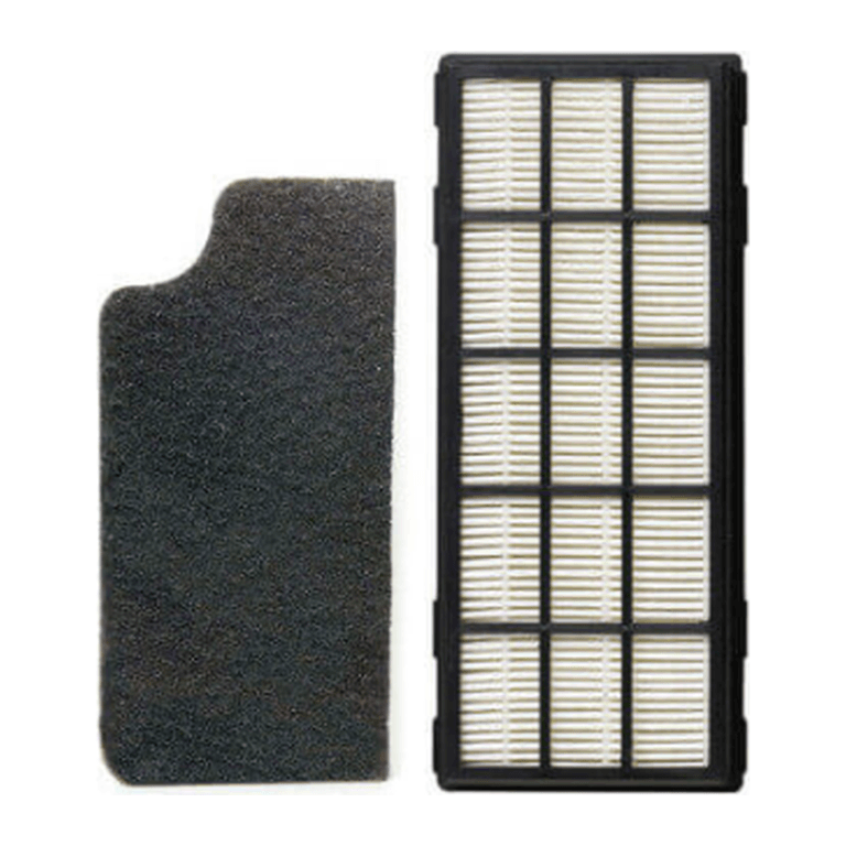 Riccar R20UP foam and charcoal filter set part number RF20UP