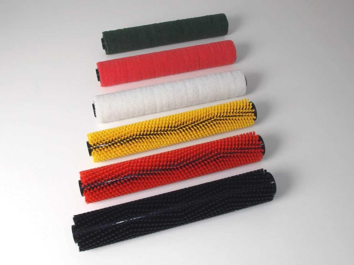 Lindhaus LW46 scrub roller set for different floors
