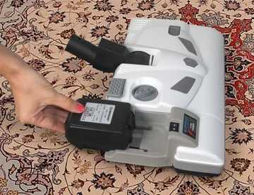 Lindhaus PB14e L-ION battery power brush cleaning rug