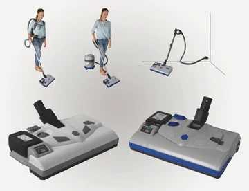 Lindhaus PB14e L-ION power brush with suction wand