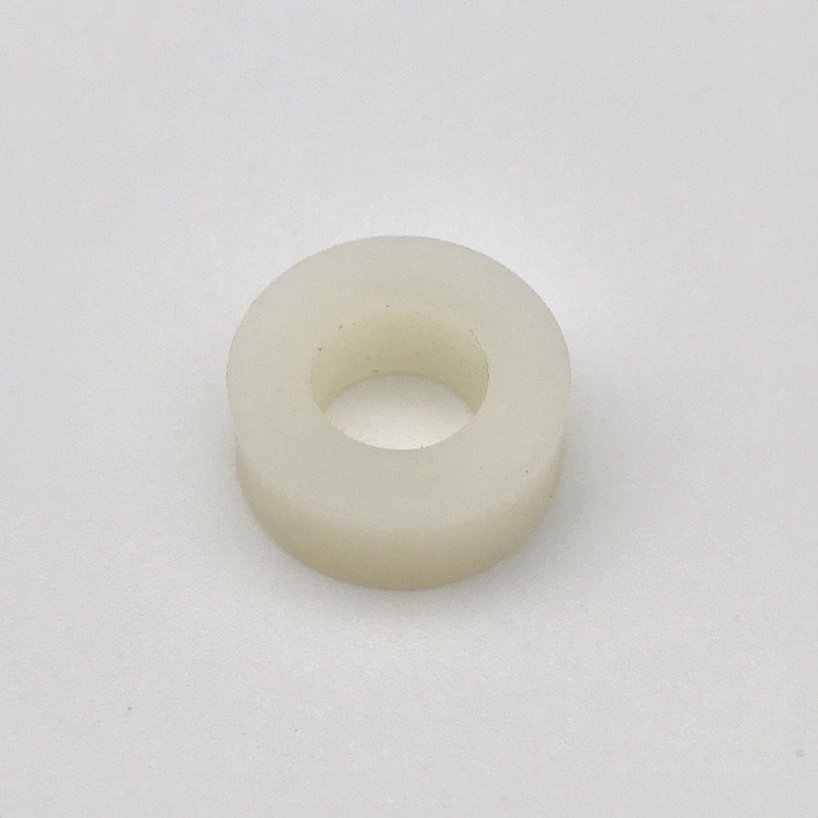 Delrin spacer 1/4 inch for Tornado Marathon 1200 carpet extractor part number 19190