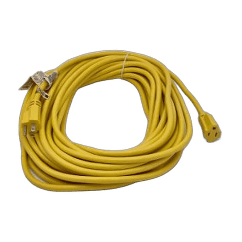 Tornado Marathon 98170 / Powr-Flite Prowler PFX900S 14/3 x 50 ft. 300V yellow extension cord part number 32217