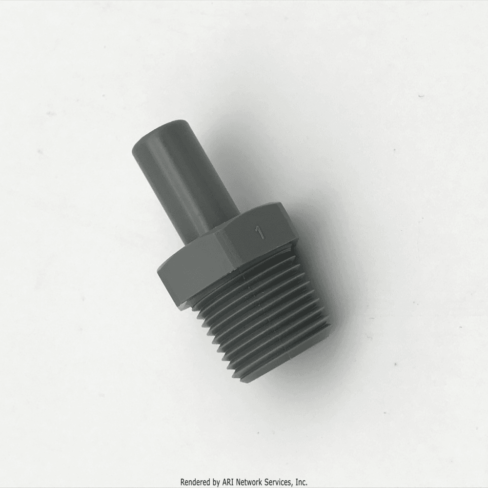 Tornado Nylon Stem Adapter 3/8 inch Tube x 3/8 inch NPTF part number 32308