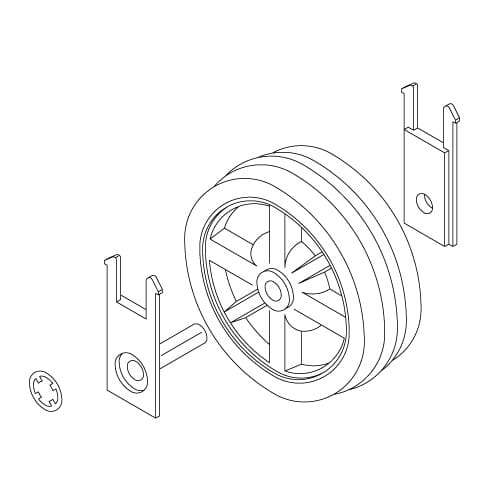 Lindhaus Rear Wheel Assembly 085490081