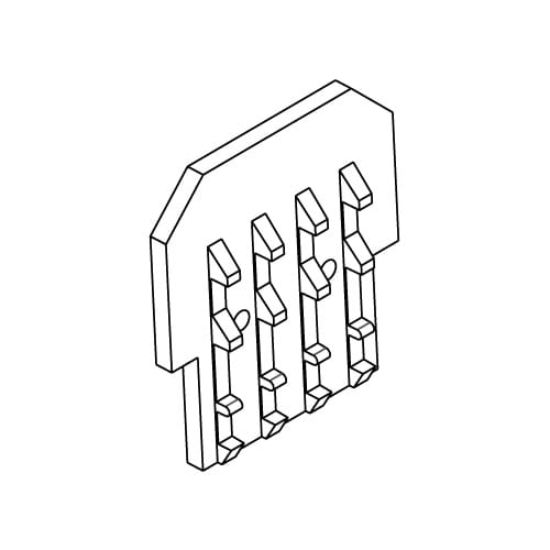 LINDHAUS-LINDA-HEPA-eco-7-No.-61-CONTACT-COVER-4-POS.-NEW.jpg Lindhaus 4 Contact Housing Cover 009180003 part number 009180003