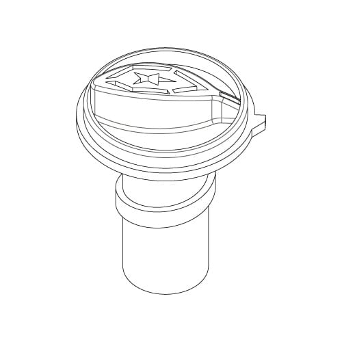 Lindhaus RX Eco Force (Rx_380_450_500) Adjusting Knob Blue - 003133804