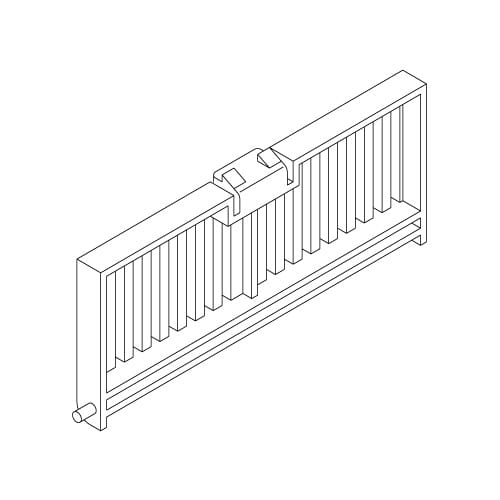 Lindhaus RX Eco Force (Rx_380_450_500) Filter Grill Blue - 002143804