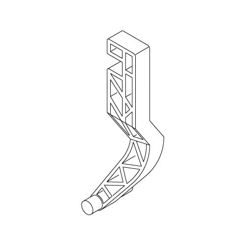 Lindhaus RX Eco Force (Rx_380_450_500) Side Lever - 002210304