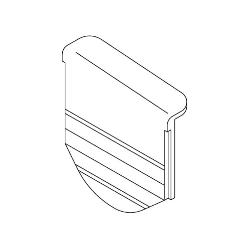 Lindhaus RX Eco Force (Rx_380_450_500) Side Cover Blue - 002153804