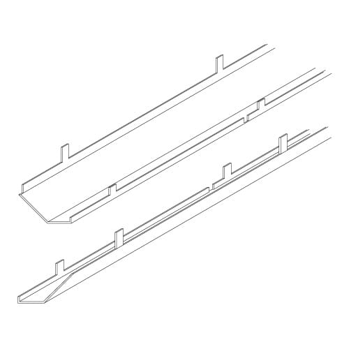 Lindhaus RX Eco Force (Rx_380_450_500) Base Metal Guides Set 380(15') - 082890000