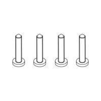 Lindhaus Screw 3.5x19 (Pack of 20) 086440009 part number 086440009