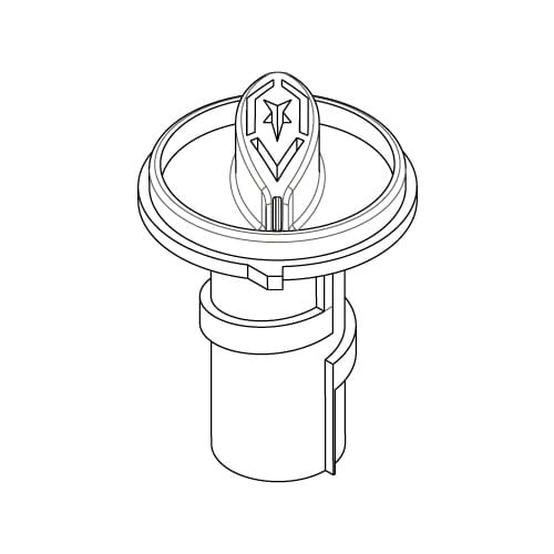 Adjusting Knob Blue