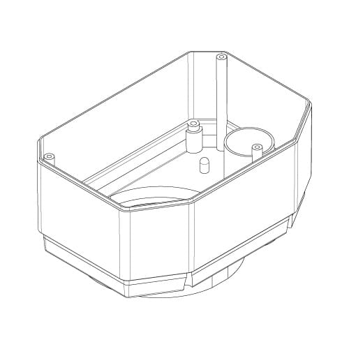 Lindhaus RX Eco Force (Rx_380_450_500) Inner Vacuum Motor Housing - 081204681