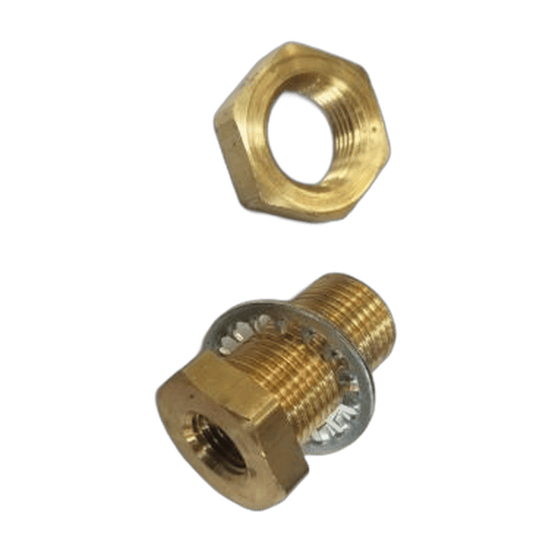 Tornado Marathon 98170 / Powr-Flite Prowler PFX900S brass bulkhead fitting part number PX48