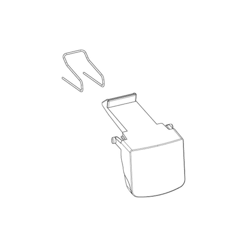Lindhaus Bag Door Latch + Spring Grey part number 183704681 Lindhaus Bag Door Latch + Spring Grey part number 183704681