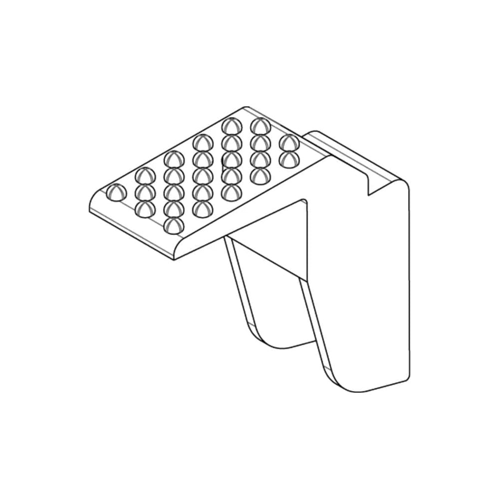 Lindhaus Foot Pedal Dark Gray part number 001920105