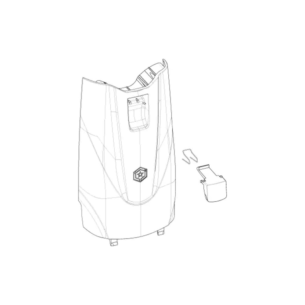 Lindhaus L-ion Valzer Eco Green Bag Cover Complete White part number 184804981