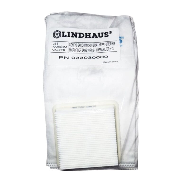 Lindhaus LB3 HEPA Cloth Vacuum Bags (10 Pack) with HEPA Filter part number 033030000