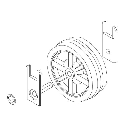 Lindhaus Rear Wheel Assembly 085490081 part number 085490081