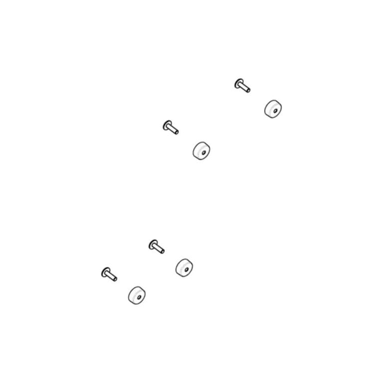 Lindhaus Screws M6x25 TG + Spacers part number 182960081