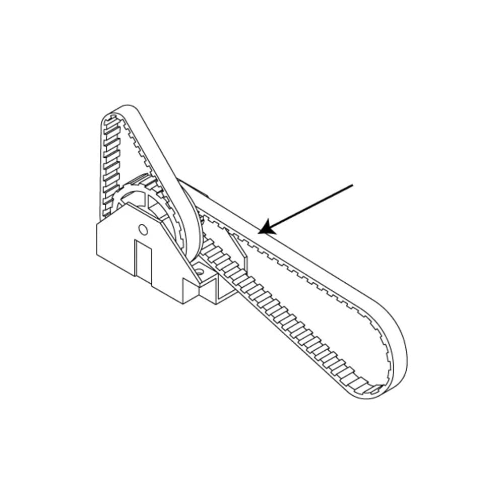 Lindhaus Timing Belt 8mm L.327 part number 013450300