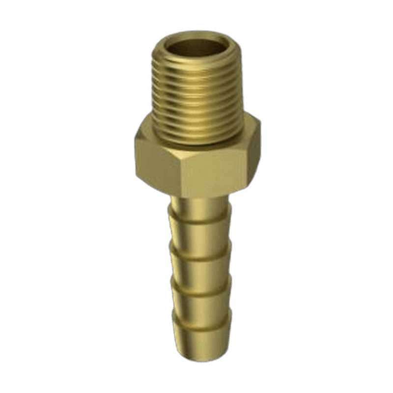 Tornado Marathon 98170 / Powr-Flite Prowler PFX900S brass fitting 1/8 in. NPTM x 1/4 in. hose barb part number PC66