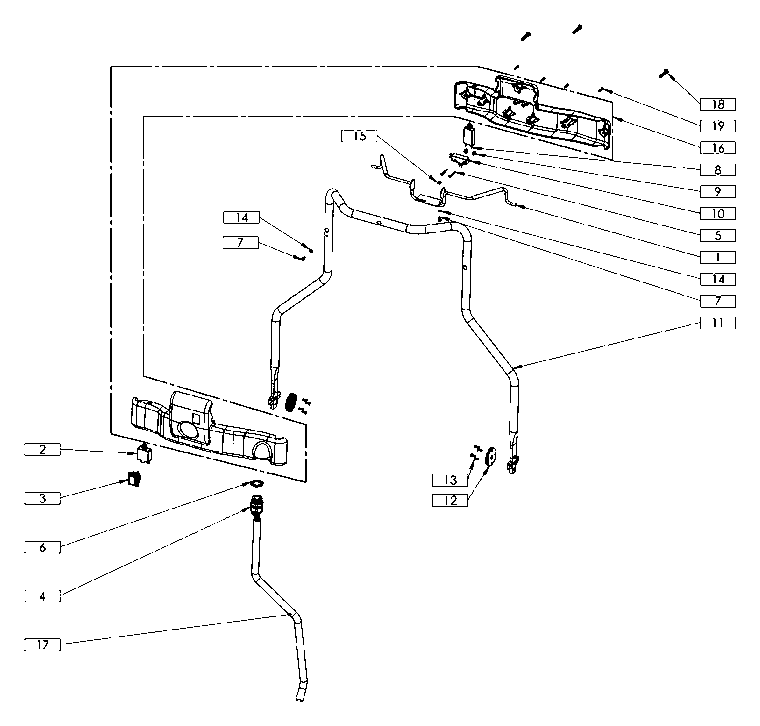 Tornado 93030 Carpetkeeper wide area handle parts diagram