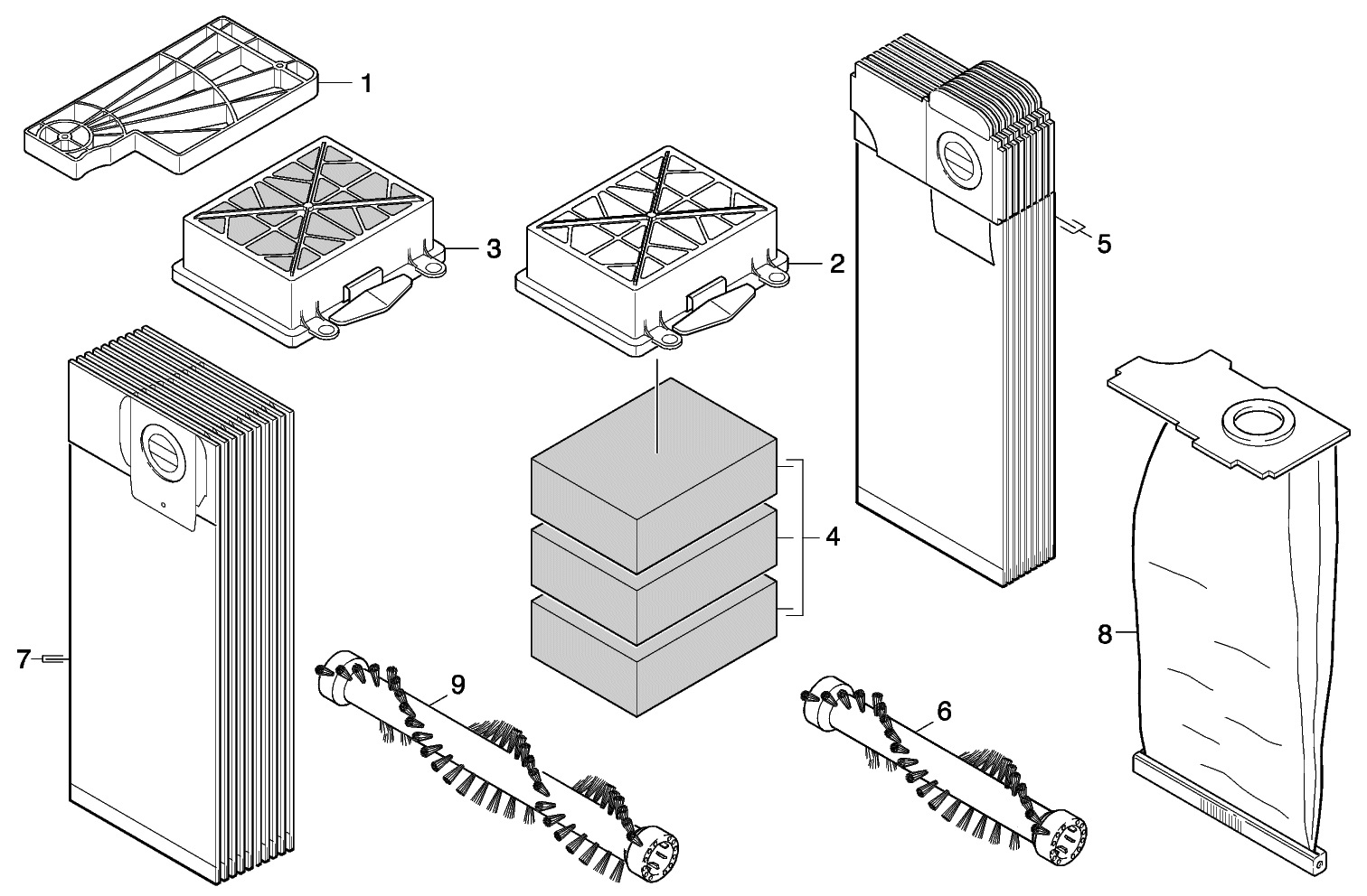 Tornado CV 30 (model 91449) accessories diagram