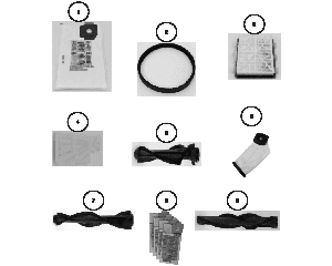 Tornado CV 38/2 accessories and consumables diagram