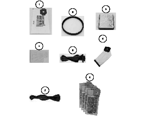 Tornado CV 48/2 accessories and consumables diagram