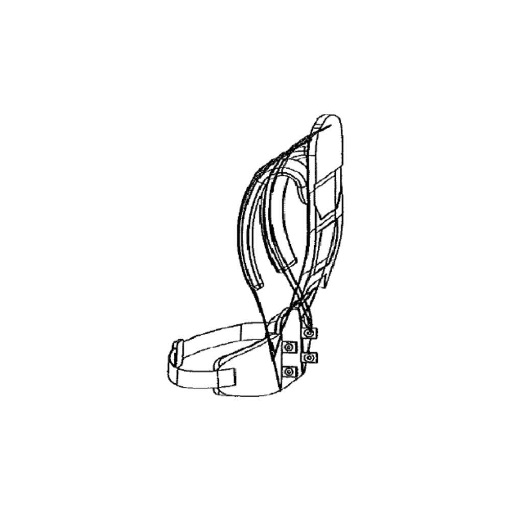Tornado Deuter Shoulder Harness schematic diagram part number X1152 Tornado Deuter Shoulder Harness schematic diagram part number X1152