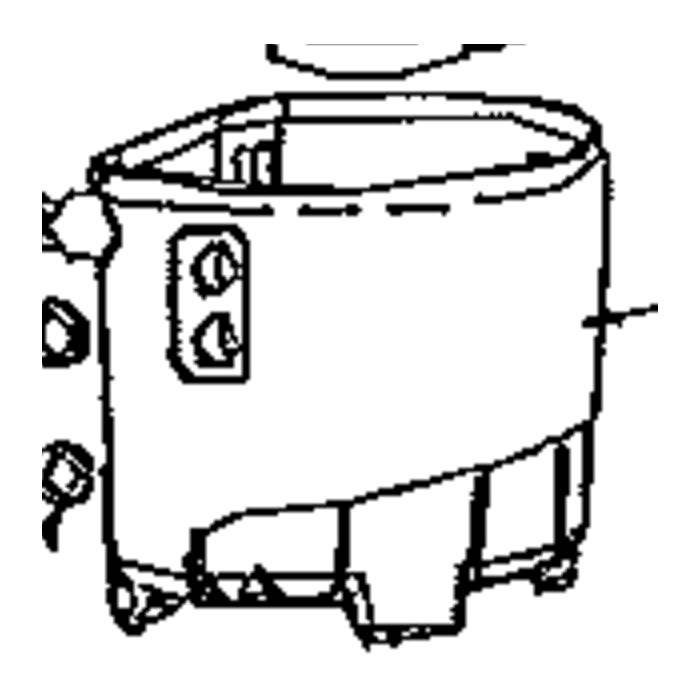 Tornado Pac-Vac Aircomfort Motor Compartment B352-0143 Tornado Pac-Vac Aircomfort motor compartment B352-0143, original 93012 revision, parts schematic detail