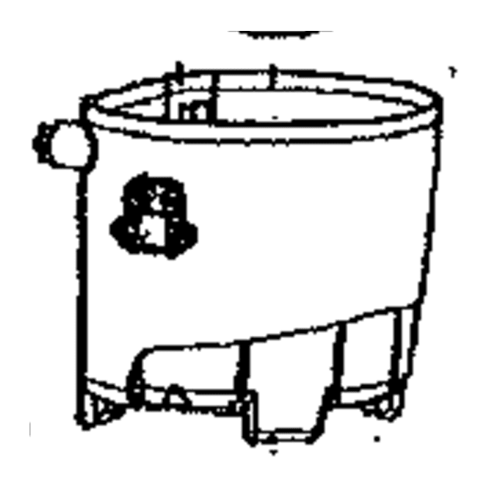 Tornado Pac-Vac Aircomfort Motor Compartment X1288 Tornado Pac-Vac Aircomfort motor compartment X1288, 93012B revision, parts schematic detail