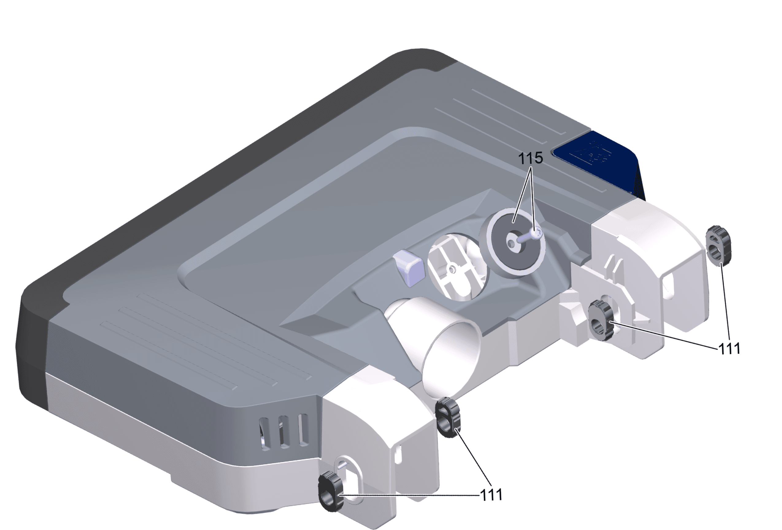 Tornado Strike TV190-W10-U magnet assembly parts diagram