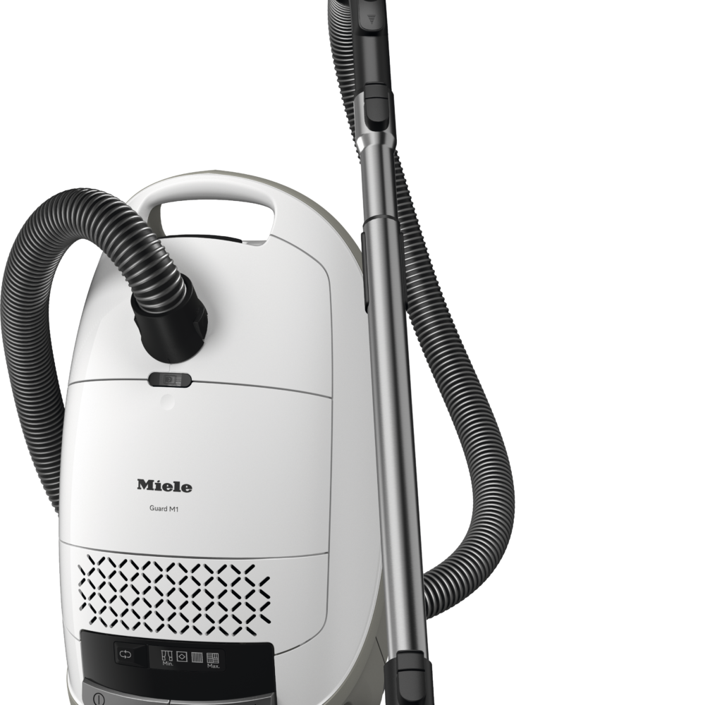 Miele Guard M1 AllFloor bagged canister vacuum in Brilliant White