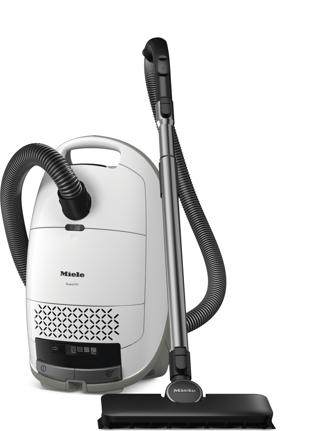 Miele Guard M1 AllFloor bagged canister vacuum in Brilliant White