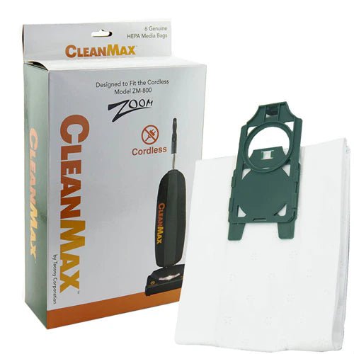CleanMax Zoom ZM-500 ZM-700 ZM-800 HEPA media vacuum bags 6-pack part number CLH-6