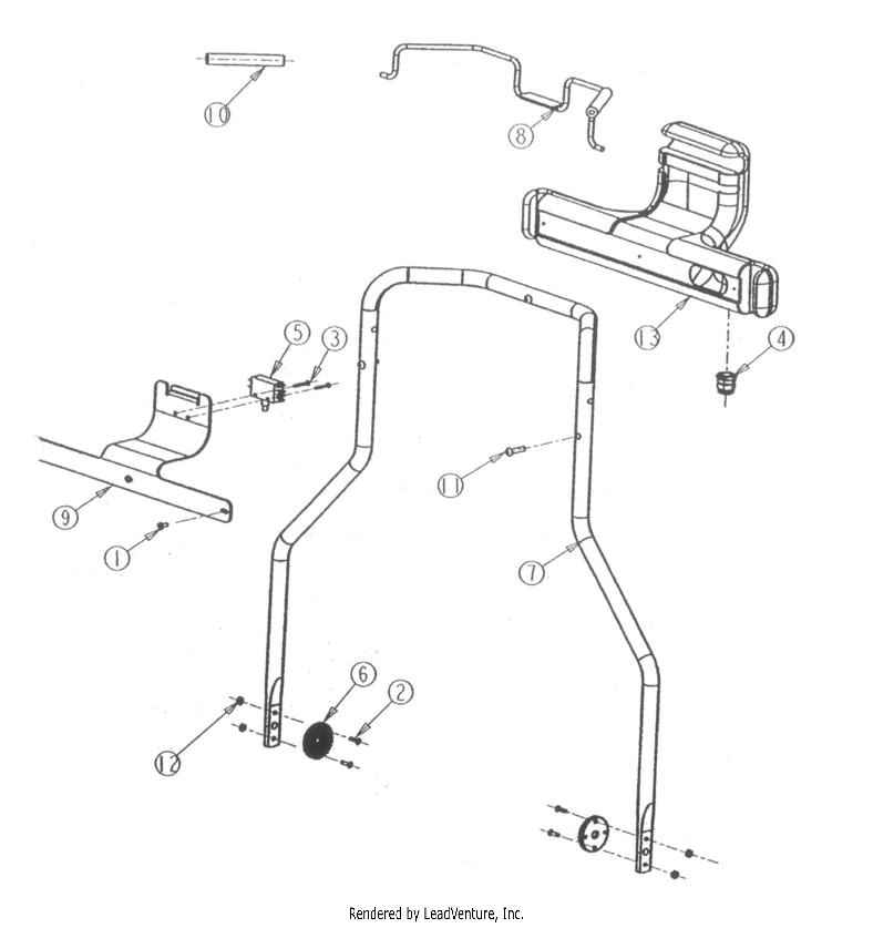 Tornado 93031 Carpetkeeper Handle parts diagram