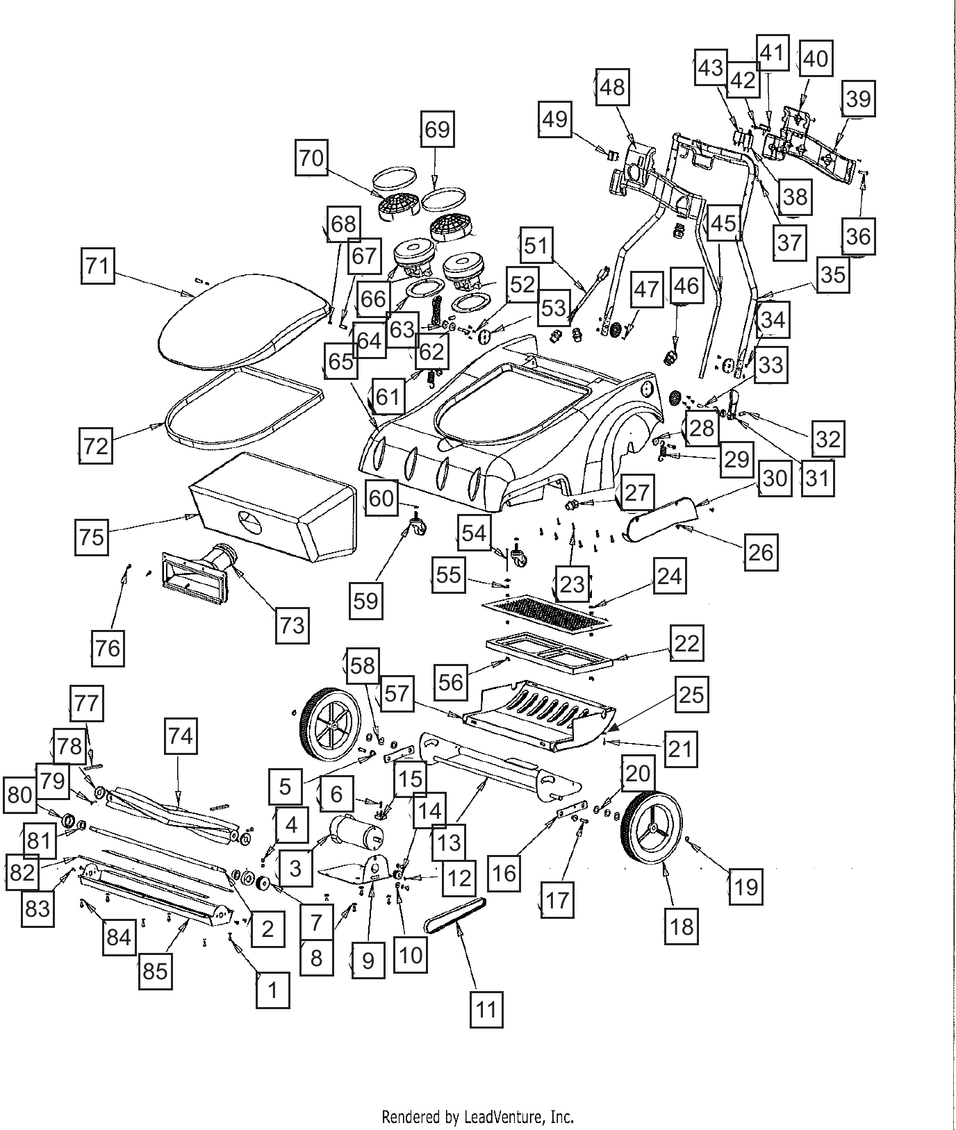 Tornado 93031 Carpetkeeper Series J parts diagram