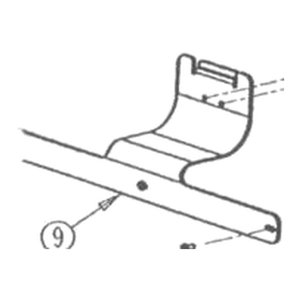 Tornado Control Panel Cover 19869 Tornado Wide Area Vacuum Control Panel Cover schematic diagram part number 19869