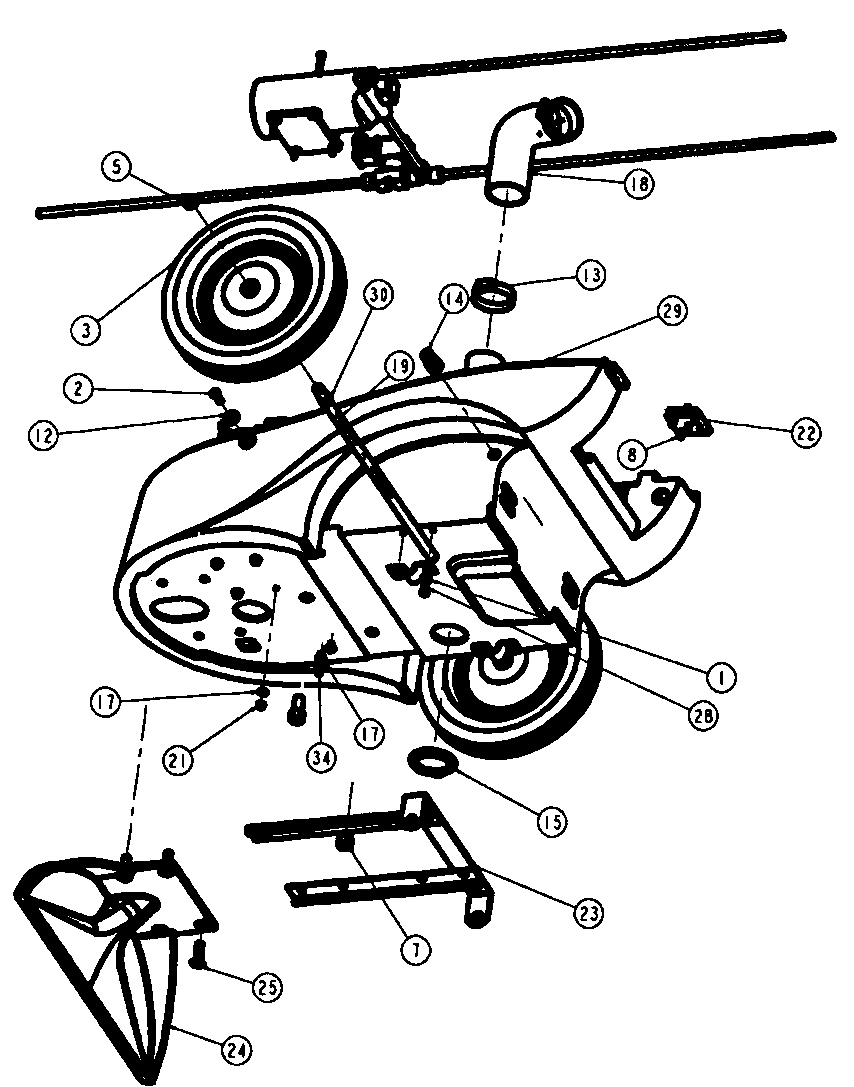 Tornado 98167 Marathon 800 Chassis Assembly Schematic Page 2 Tornado 98167 Marathon 800 chassis assembly part 2 parts schematic