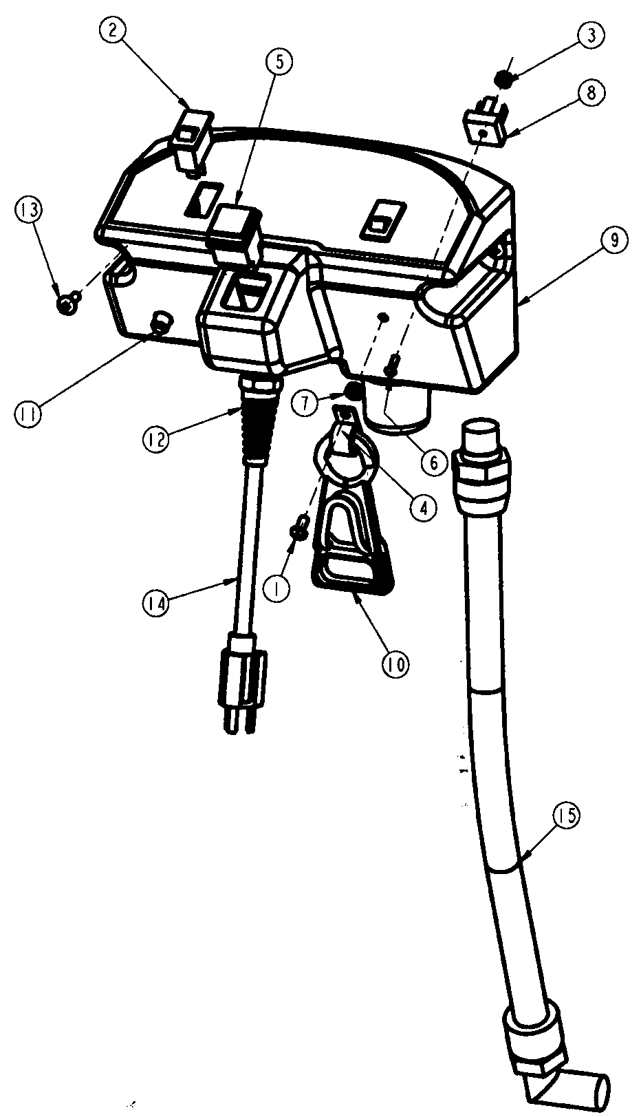 Tornado 98167 Control Panel Schematic Tornado 98167 Marathon 800 control panel parts schematic